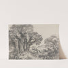 Landscape with Donkeys by George Frost