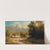 Landscape with Duck Pond and View of a Castle by Anton Hugo Ullik