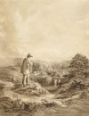 Landscape with Figure in Foreground (c. 1840)