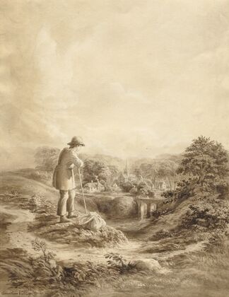 Landscape with Figure in Foreground (c. 1840)
