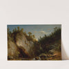 Landscape with Figures on Mountain Rocks (c. 1889) by Carl August Sommer