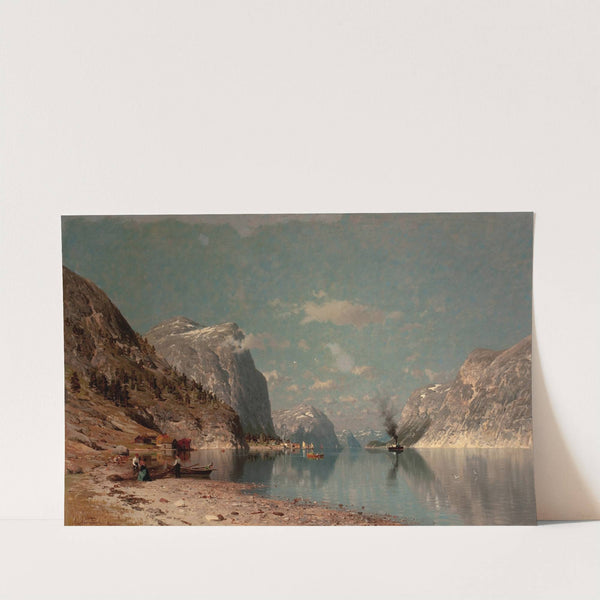 Landscape with Fjords (1881) by Adelsteen Normann