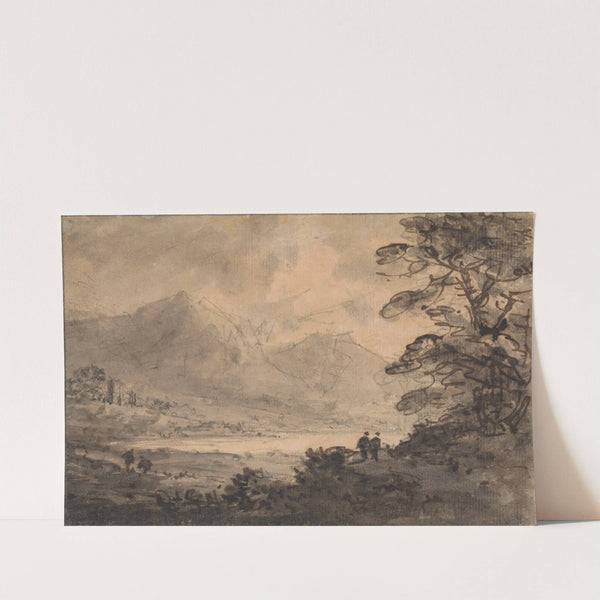Landscape with Four Figures by William Gilpin