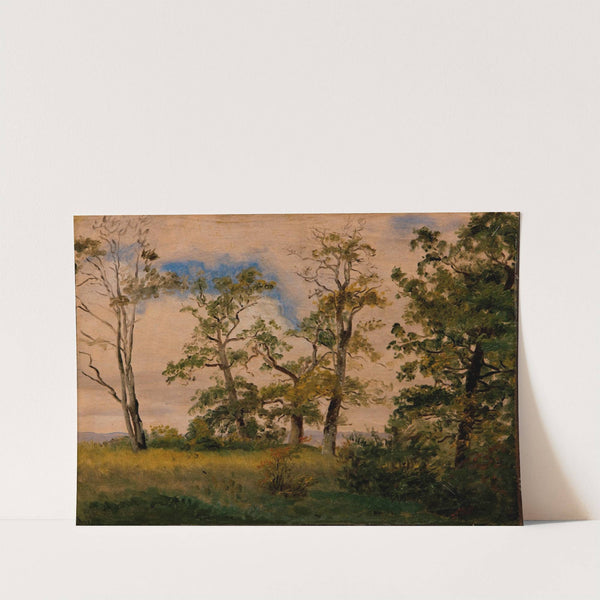 Landscape with free-standing trees by Dankvart Dreyer