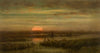 Landscape with Herons at Sunset