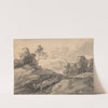 Landscape with Horse and Cart Descending a Hill by Thomas Gainsborough
