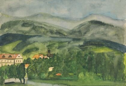 Landscape with houses (1940–1944)