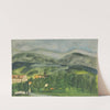 Landscape with houses (1940–1944) by Arnold Peter Weisz-Kubínčan
