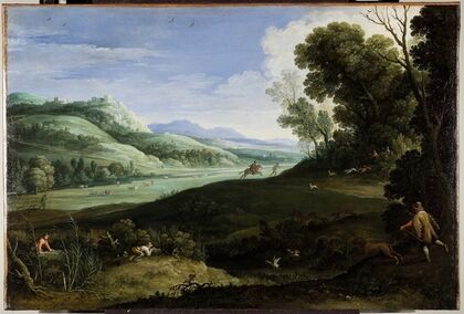 Landscape with Hunters