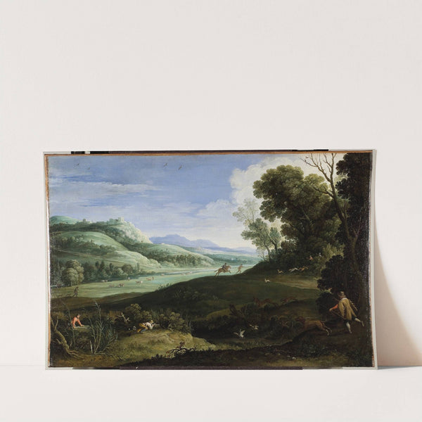 Landscape with Hunters by Paul Bril
