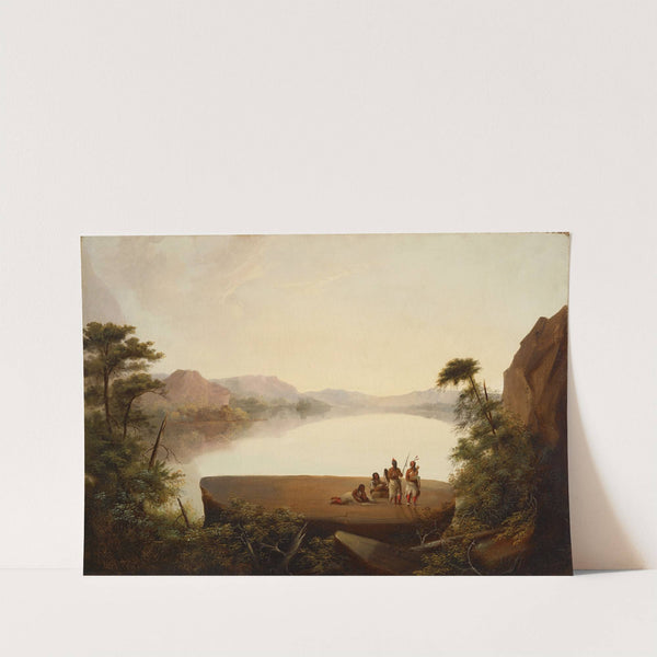 Landscape with Indians by George Winter