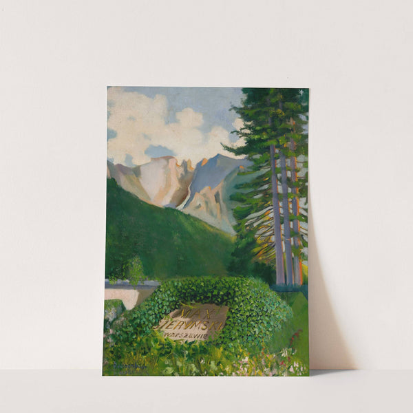 Landscape with Maksymilian Gierymski&#039;s Tomb by Jakub Juszczyk
