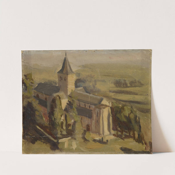 Landscape with Medieval Church by William de Goumois