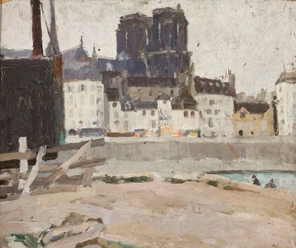 Landscape with Notre-Dame Cathedral