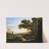 Landscape with Nymph and Satyr Dancing by Claude Lorrain