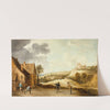 Landscape with Peasants Playing Bowls Outside an Inn by David Teniers The Younger