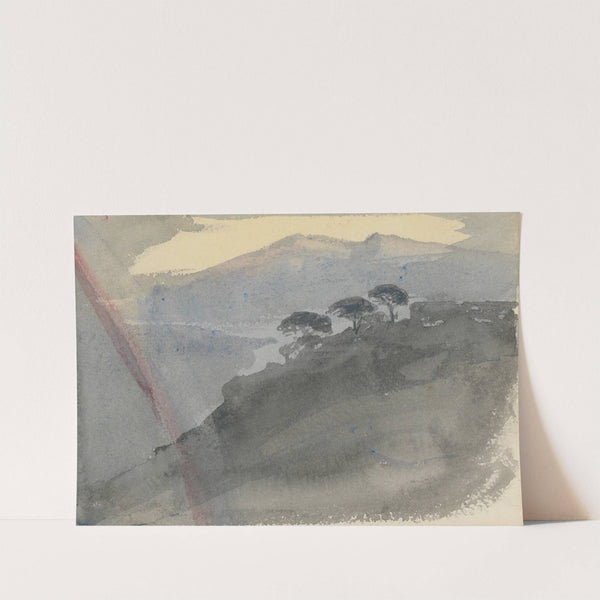 Landscape with Rainbow by Barbara Bodichon