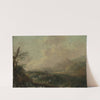 Landscape with Resting Shepherd by Johann Wilhelm Becker