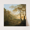 Landscape with Resting Travellers and Oxcart by Jan Both