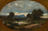Landscape with Rider on White Horse (1846)