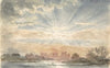 Landscape with Rising Sun