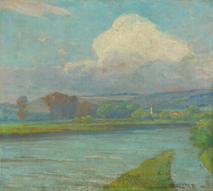 Landscape with river (1910–1915)