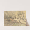 Landscape with Rocks in a River by Eduard Peithner von Lichtenfels
