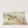 Landscape with rowanberry, left-hand section of the triptych “Go to the streams” (1909 - 1910) by Jacek Malczewski