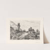 Landscape with rural road (1845) by Charles Emile Jacque
