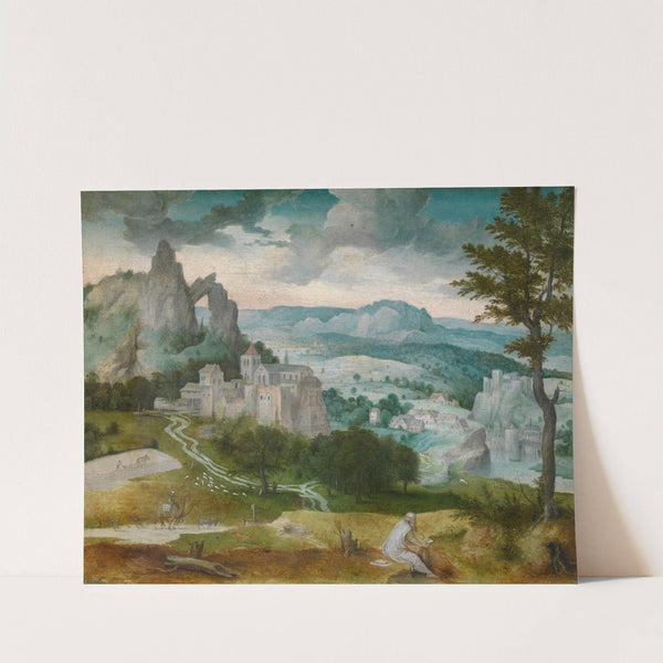 Landscape with Saint Jerome by Cornelis Massijs