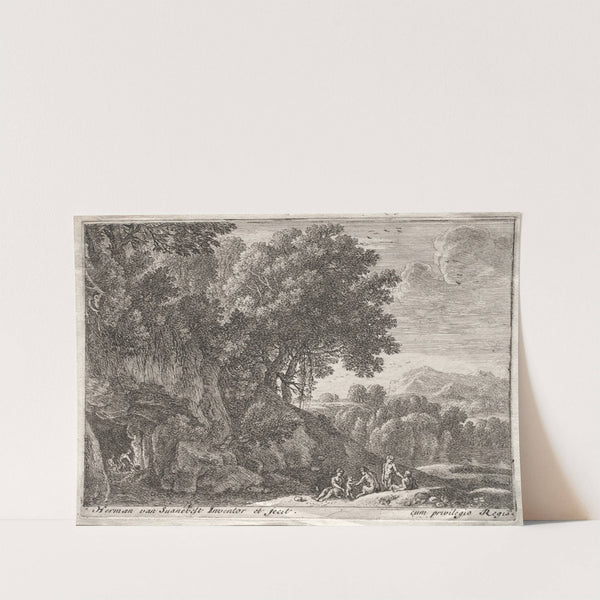 Landscape with Satyrs (1623–55) by Herman van Swanevelt