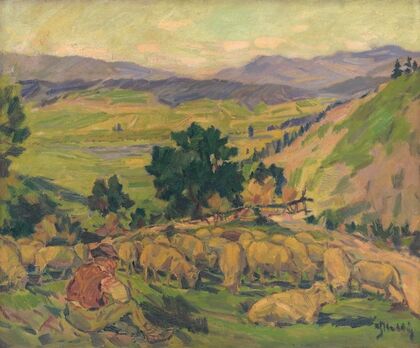 Landscape with Sheep