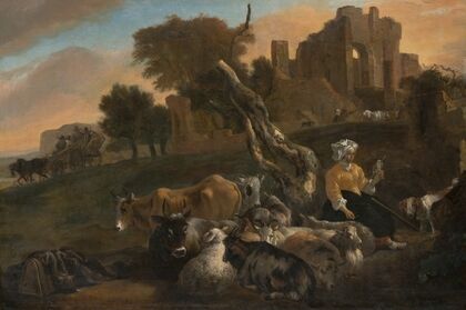 Landscape with Shepherdess