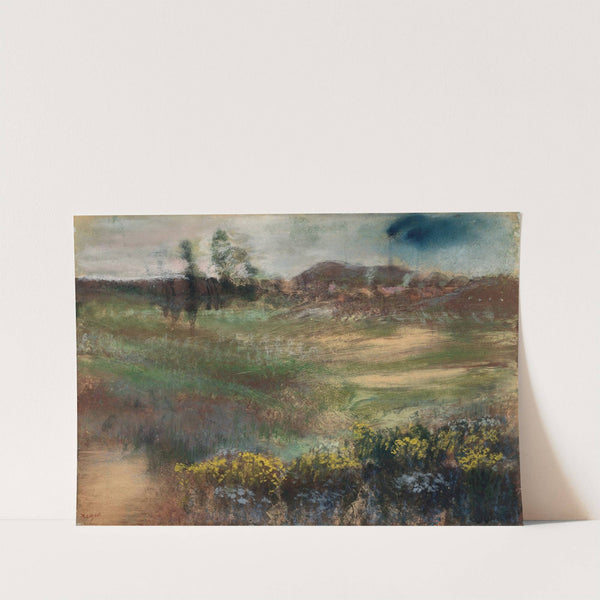 Landscape with Smokestacks (1890–1893) by Edgar Degas