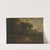 Landscape with staffage at sunset by Jan Baptist Huysmans