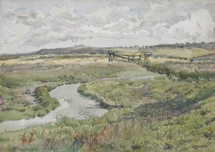 Landscape with stream