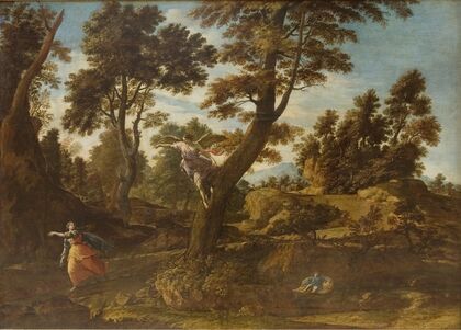 Landscape with the Angel Appearing to Hagar and Leading her to the Well