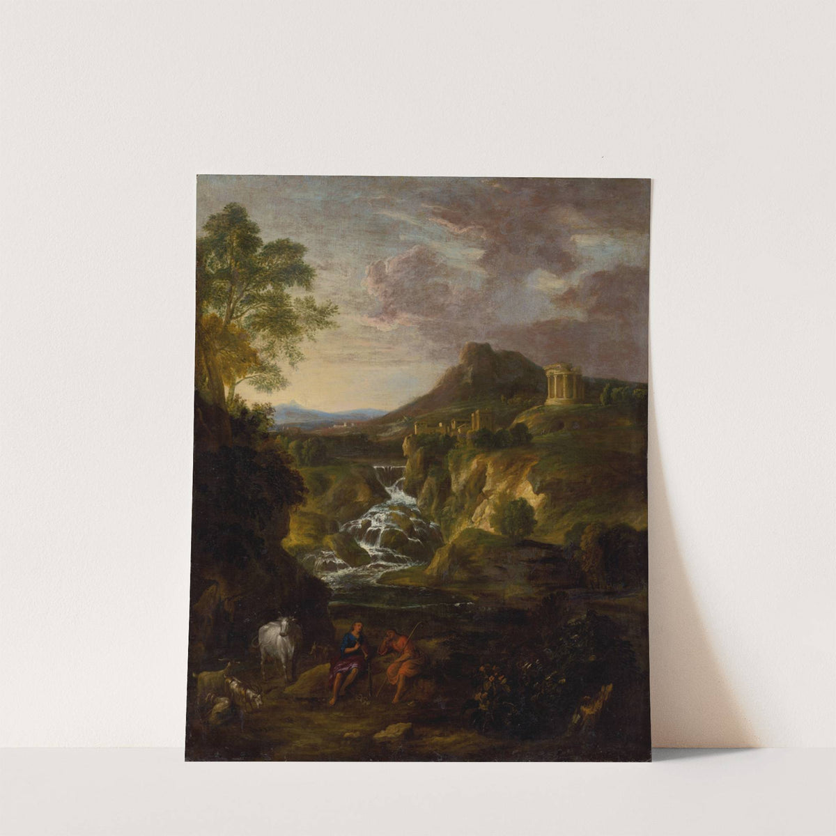 Landscape with the Cascades of Tivoli by Gaspard Dughet