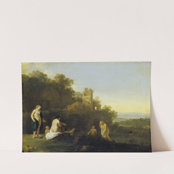 Landscape with the Discovery of Callisto’s Pregnancy (ca. 1630 – 1640) by Cornelis Van Poelenburch