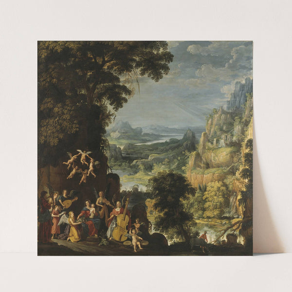 Landscape with the flight into Egypt by David Teniers The Elder