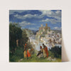 Landscape with the Martyrdom of Saint Sebastian (1894) by Albert Welti