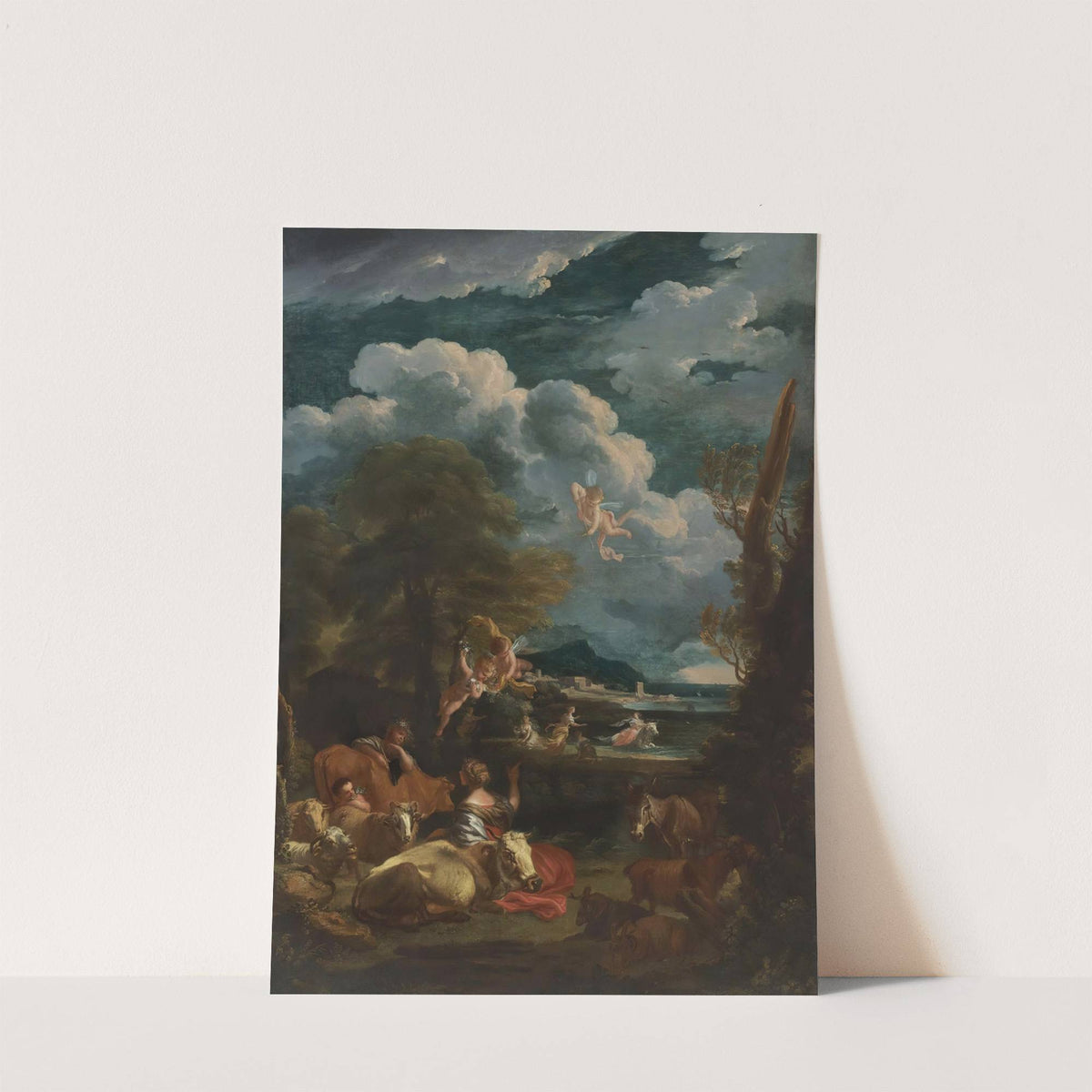 Landscape With The Rape Of Europa by Pieter Mulier the Younger