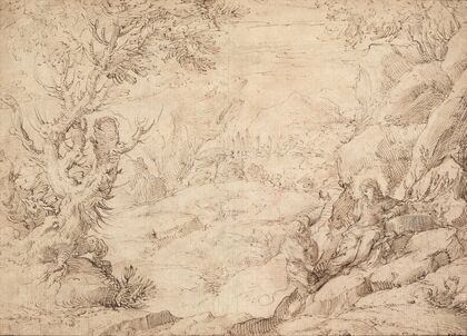 Landscape with The Temptation of Christ