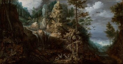 Landscape with the Temptation of Saint Anthony — size preview