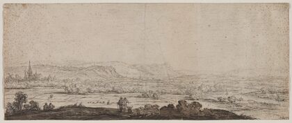 Landscape with the Village of Schenkenschanz, Gelderland (1600s)