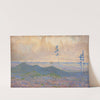 Landscape with three trees by Kazimierz Stabrowski