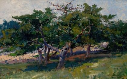 Landscape with Trees