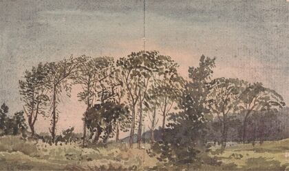 Landscape with trees