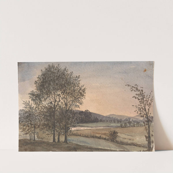 Landscape with Trees: a River in the Background by David Charles Read