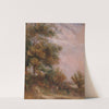 Landscape with Trees and a Figure by Thomas Churchyard